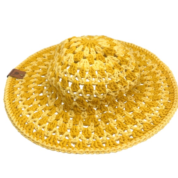 Crochet Bucket Hat | Mustard Yellow main image 8